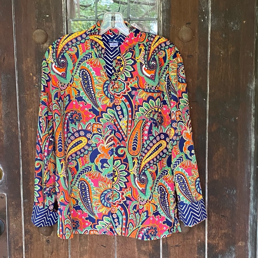 Vera Bradley | Pajama Top w/ Flip Cuff